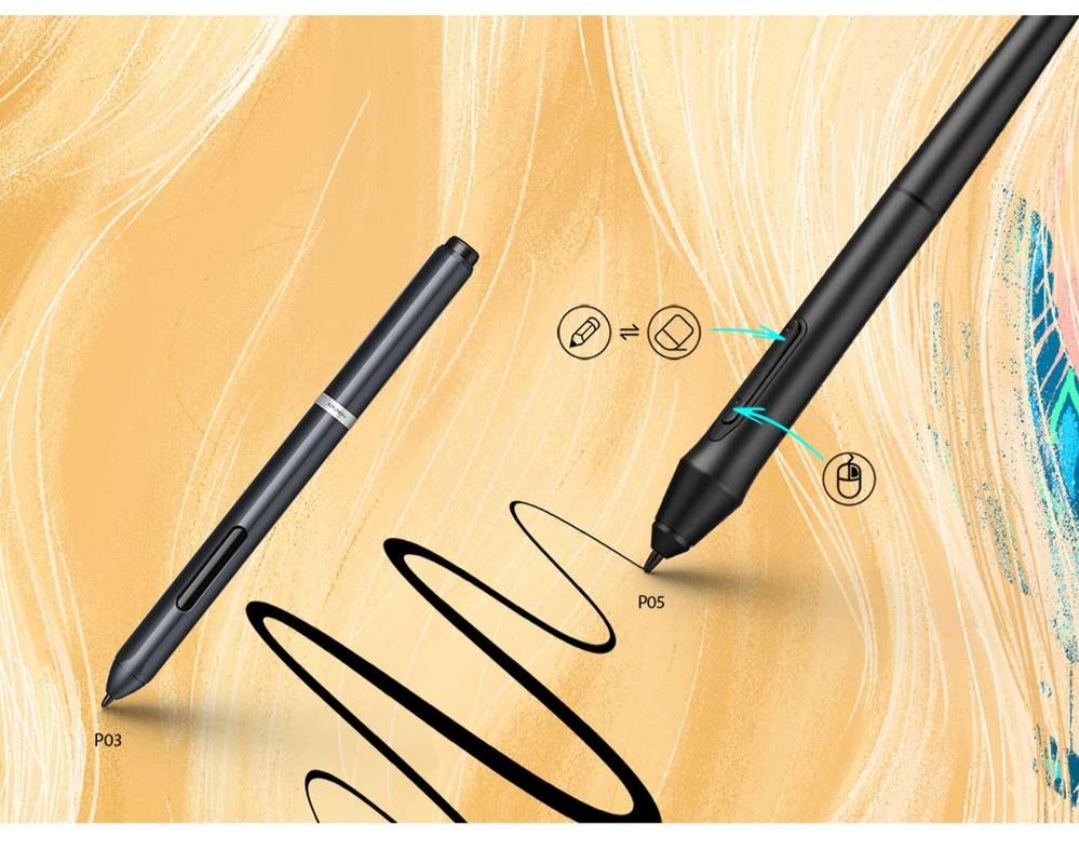 جنس استوک قلم نوری اکس پی پن مدل Deco 01 V2 ا XP Pen Deco 01 V2 Pen Tablet در حد نو کلا دو هفته استفاده شده